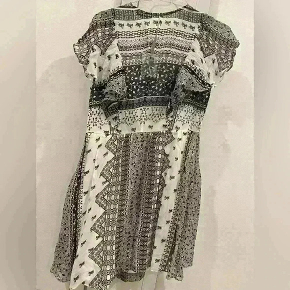 NWT Rebecca Minkoff valley dress Sz 8 ECHO PARK BORDER PRINT MSRP $238 - Picture 4 of 8